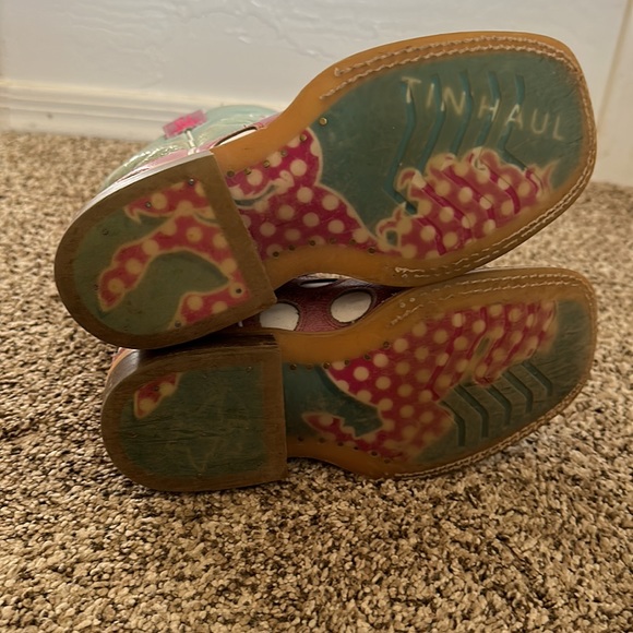 Little Miss Dotty Cowgirl Tin Haul Western Kid Boots - Picture 5 of 6